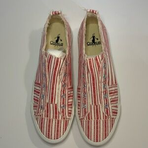 Corkys Babaloo Sneakers - Red Stripe